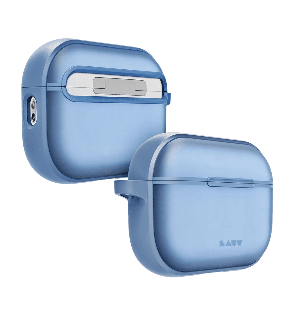 Чехол LAUT HUEX PROTECT для AirPods Pro 1&2 (2022) синий (L_APP2_HPT_BL)
