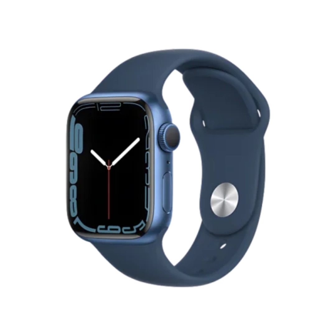 Apple Watch S7 41mm Blue Alu Abyss Blue Sp Band (MKN13) БУ