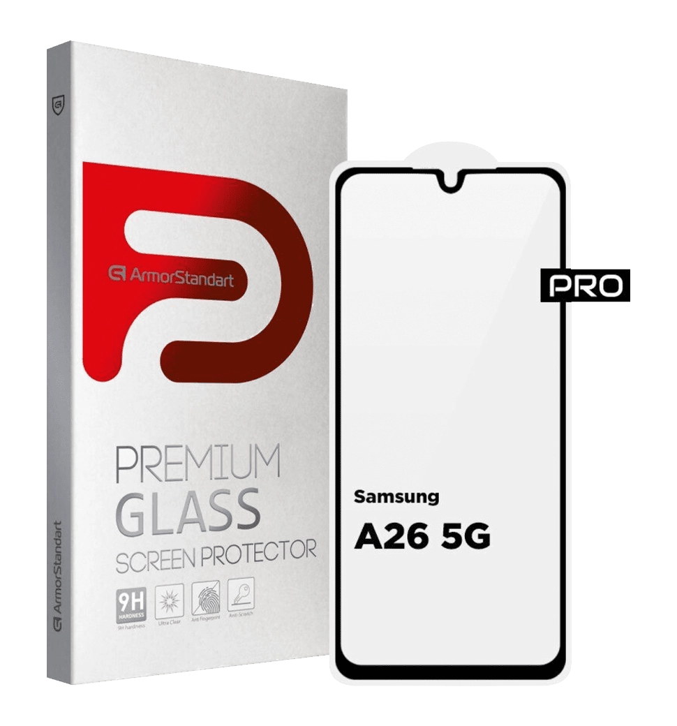Защитное стекло ArmorStandart Pro для Samsung A26 5G Black