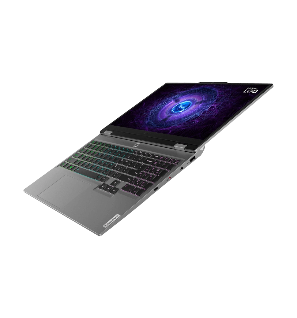 Ноутбук 15.6" LENOVO LOQ 15IAX9I/Intel i5-12450HX/16GB/512 SSD/Intel A530M-4GB/DOS/Grey
