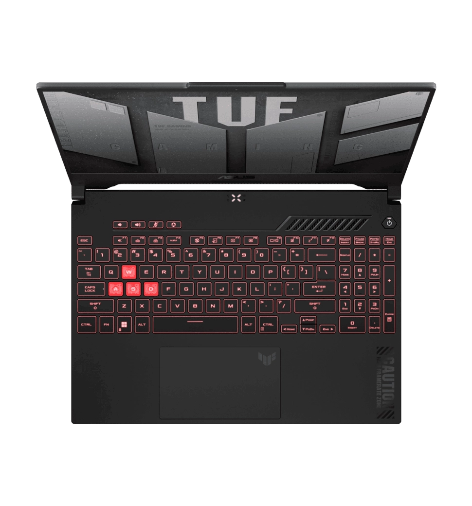 Ноутбук 15.6" ASUS TUF Gaming A15 FA507NUR-LP093 (90NR0JP8-M005N0)/AMD R7-7435HS/16GB/F512GB/NVD4050-6/NoOS/Jaeger Gray