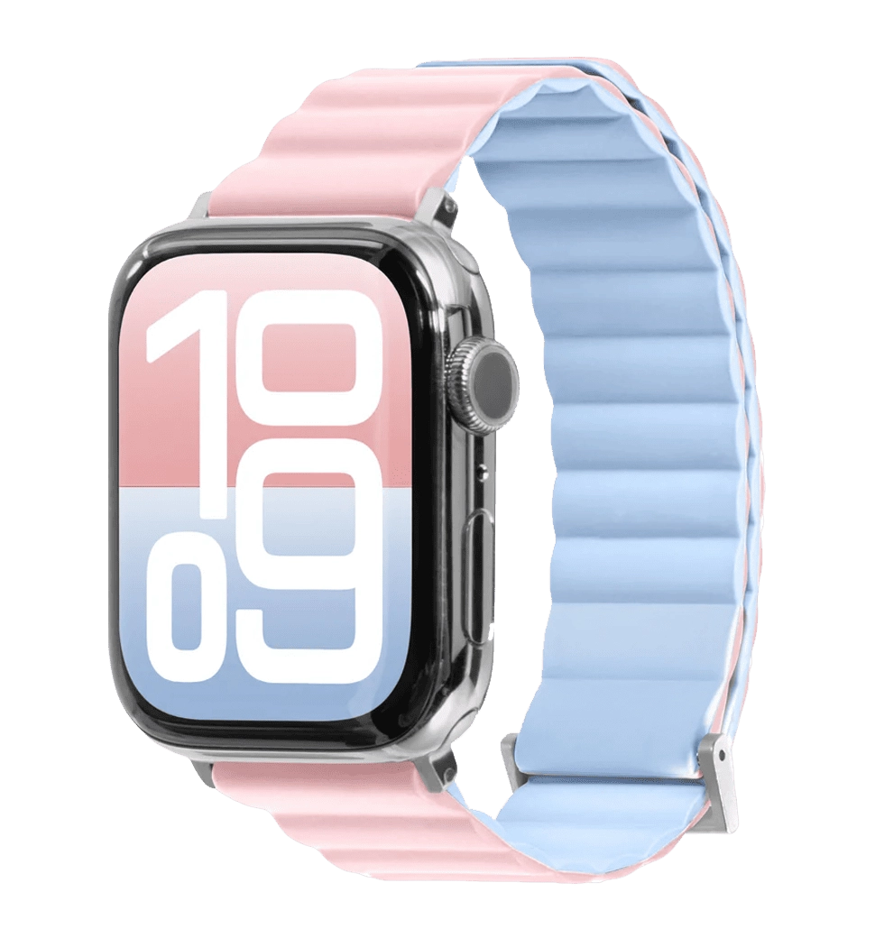 Ремінець LAUT NOVI SPORT  Apple Watch 42/44/45/49 Candypink Babyblue (L_AWL_NS_CP)