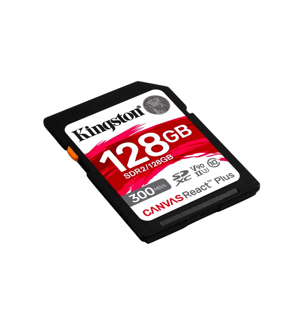 Карта пам'яті Kingston 128GB SDXC UHS-II Canvas React Plus 280R/100W U3 (SDR2/128GB)