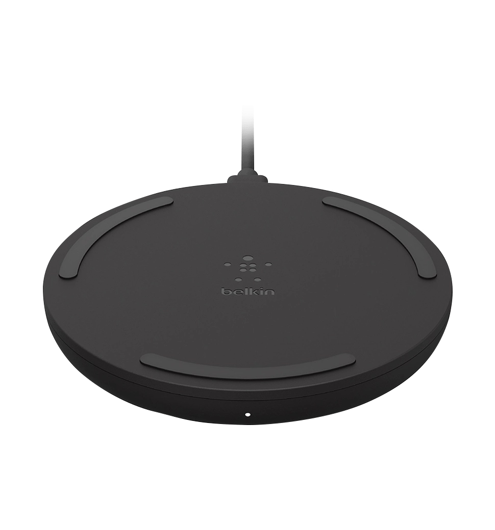 Беспроводное ЗУ Belkin Pad Wireless Charging Qi, 10W, black (WIA001VFBK)