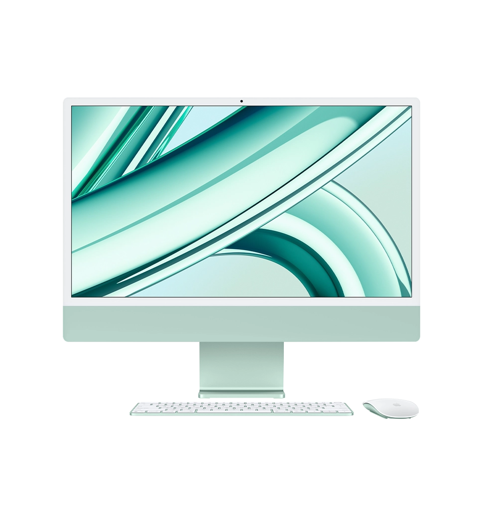 iMac 24" Retina 4,5K/M3/8GB/8CPU/8GPU/256GB SSD/Green 2023 (MQRA3)