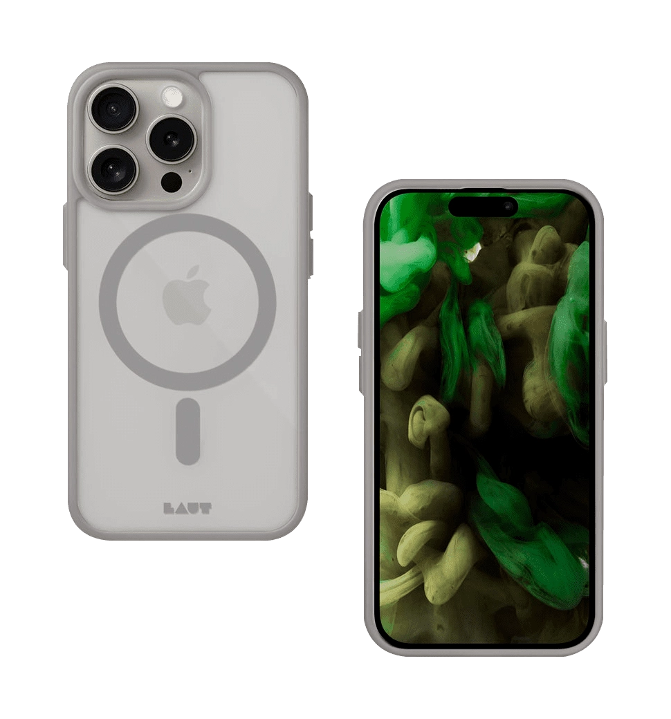 Чехол Laut HUEX PROTECT MagSafe IMPKT Cell Technology iPhone 15 Pro Grey (L_IP23B_HPT_GY)
