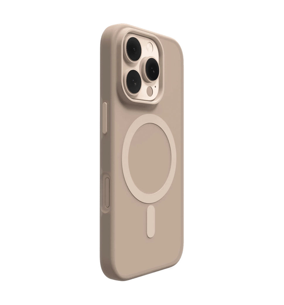 Чехол Puro Silicon Cover "DAYLIGHT" with Magsafe, iPhone 16 Pro, beige PUIPC16P61DAYLBEG