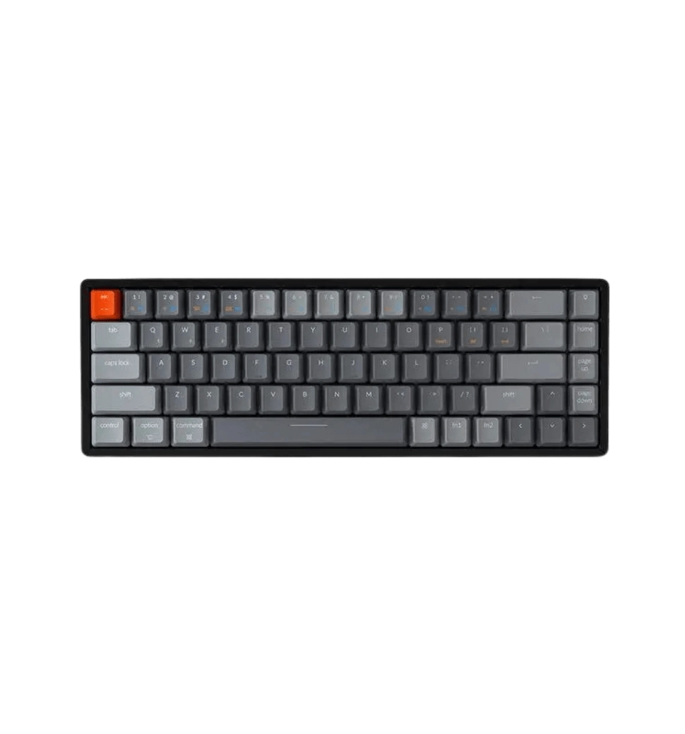 Клавиатура механическая Keychron K6 68Key, Gateron G Pro Blue, Hot-swap, Aluminum Frame, BT/USB-A, EN/U