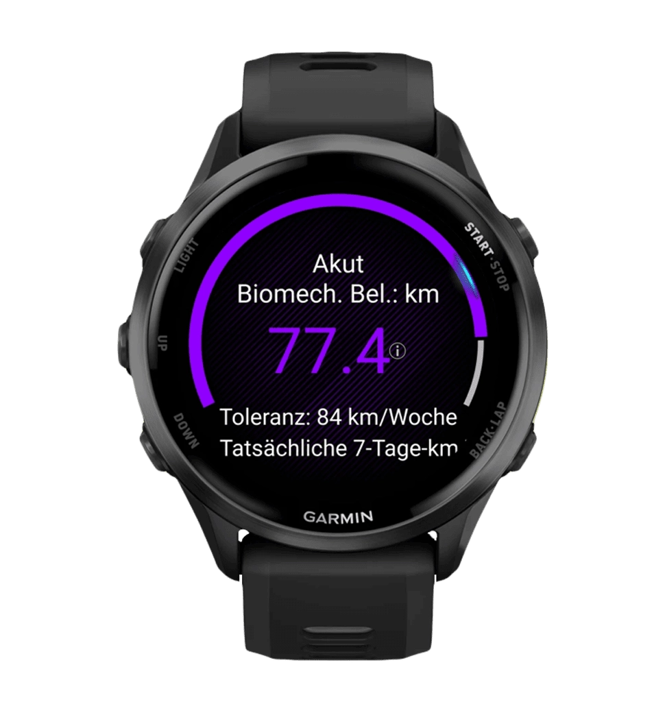 Смарт-годинник Garmin Forerunner 970 Carbon Gray DLC Titanium w. Black Case and Black/Translucent W. Band (010-02969-00/10 )