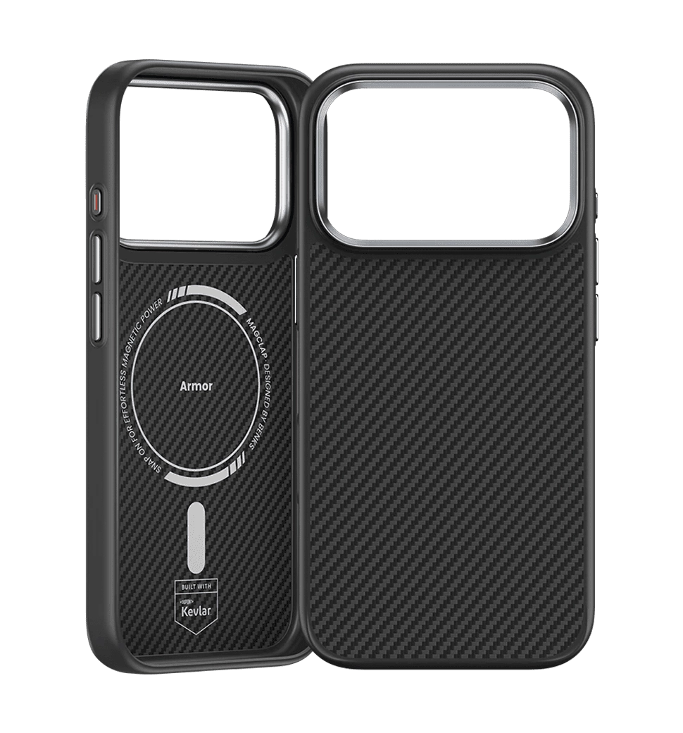 Чехол Benks Armor Air Phone Case Built with Kevlar® iP17 Pro (600D/Black)