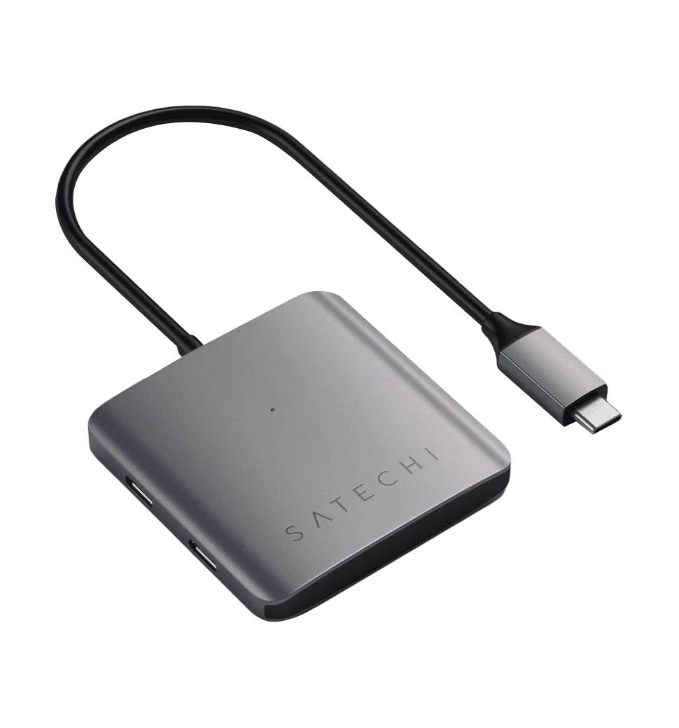 Satechi Aluminum Type-C 4-Port Hub Space Gray (ST-UC4PHM)