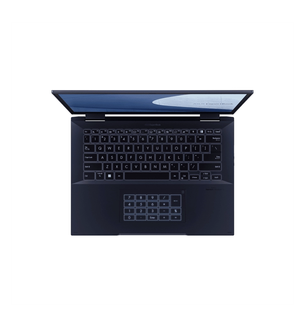 Ноутбук 14" ASUS Expertbook B7 Flip B7402FBA-LA1029X/Intel i7-1260P/16GB/512 SSD/IntelUHD/W11P/Black