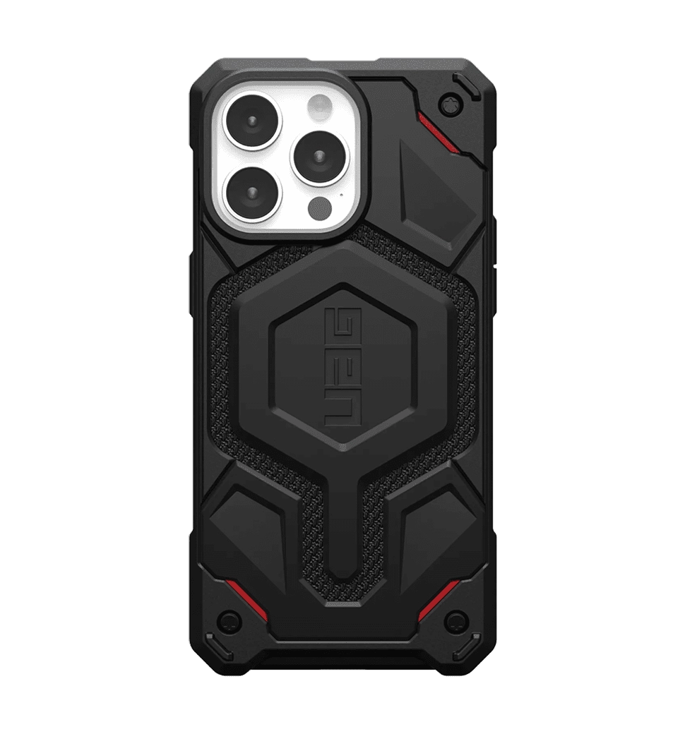 Чехол UAG iPhone 15 Pro Max Monarch Pro Magsafe, Kevlar Black (114222113940)
