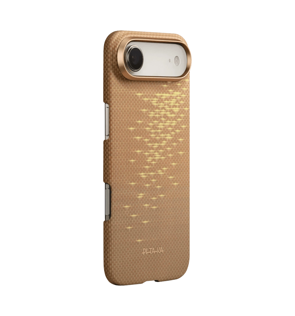 Чохол Pitaka Ultra-Slim Golden Glint for iPhone Air (KI1703AG)