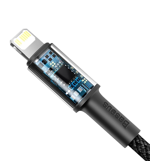 Кабель Baseus High Density Braided Type-C to Lightning PD 20W 1m Black (CATLGD-01)