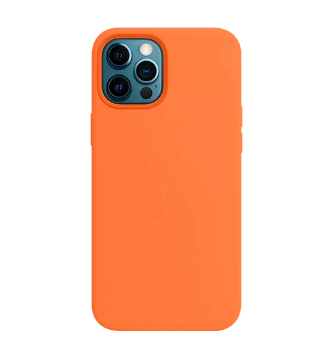 Чoхол Apple Silicone Case with MagSafe iPhone 12/12 Pro  - Kumquat (MHKY3) — фото 2