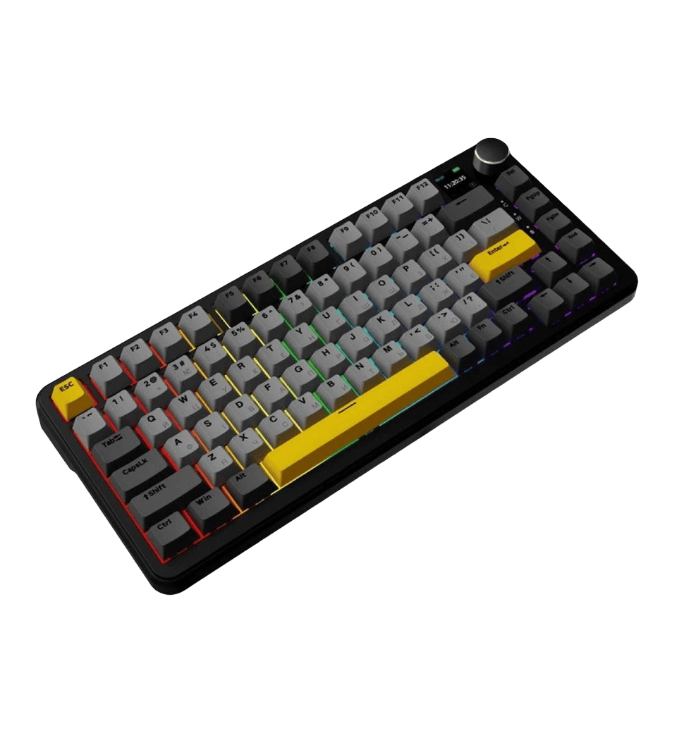 Беспроводная механическая клавиатура Ajazz AK820 MAX Magnetic switches - Black (AK820MAX-M-BGY)