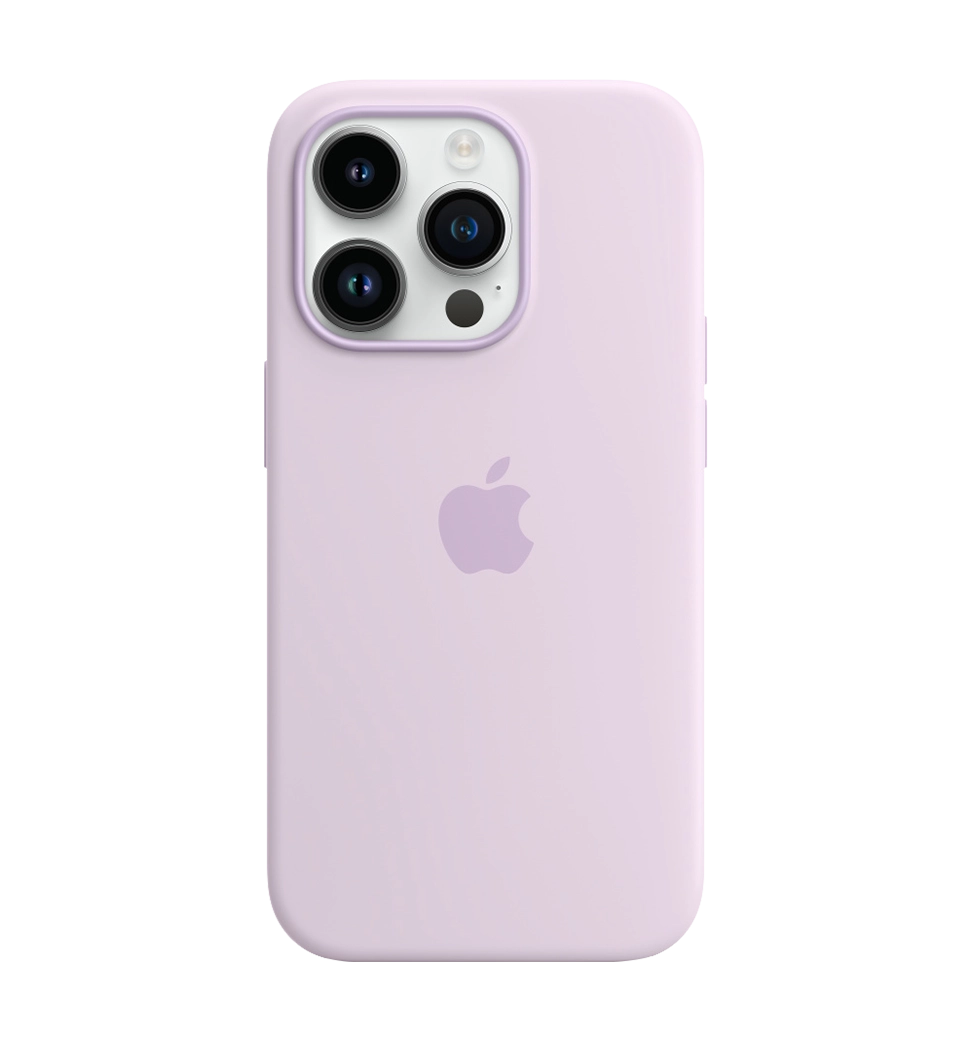 Чохол Силіконовий iPhone 14 Pro Silicone Case with MagSafe Lilac (MPTJ3) — фото 4