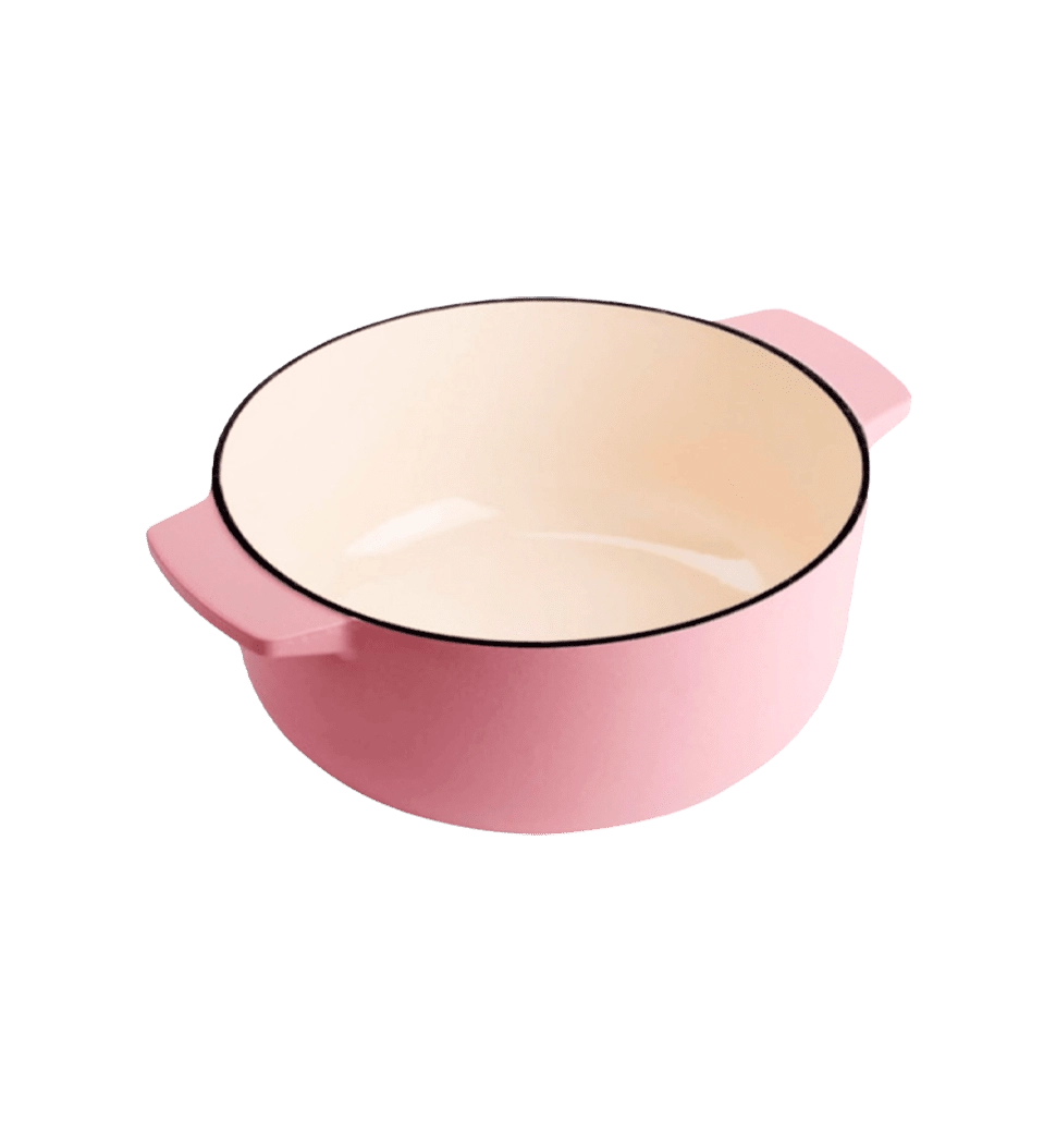 Кастрюля чугунная с крышкой KitchenAid, 26 см, 5,2 л, цв, сухая роза (CC007431-001)