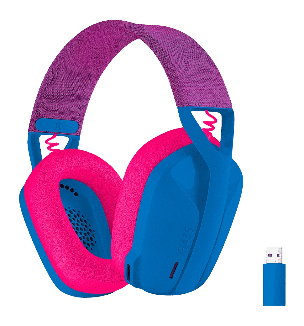 Гарнитура LOGITECH G435 LIGHTSPEED Wireless Gaming - BLUE (981-001062)