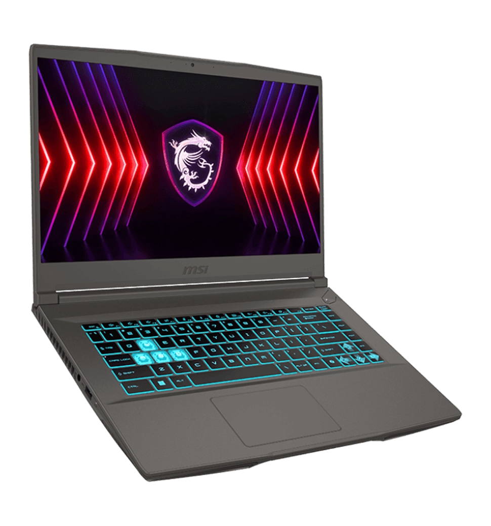 Ноутбук 15.6" MSI Thin 15 (9S7-16RK11-418)R5 7535HS/16/512/RTX 3050 4GB/DOS/BL/Cosmos Gray