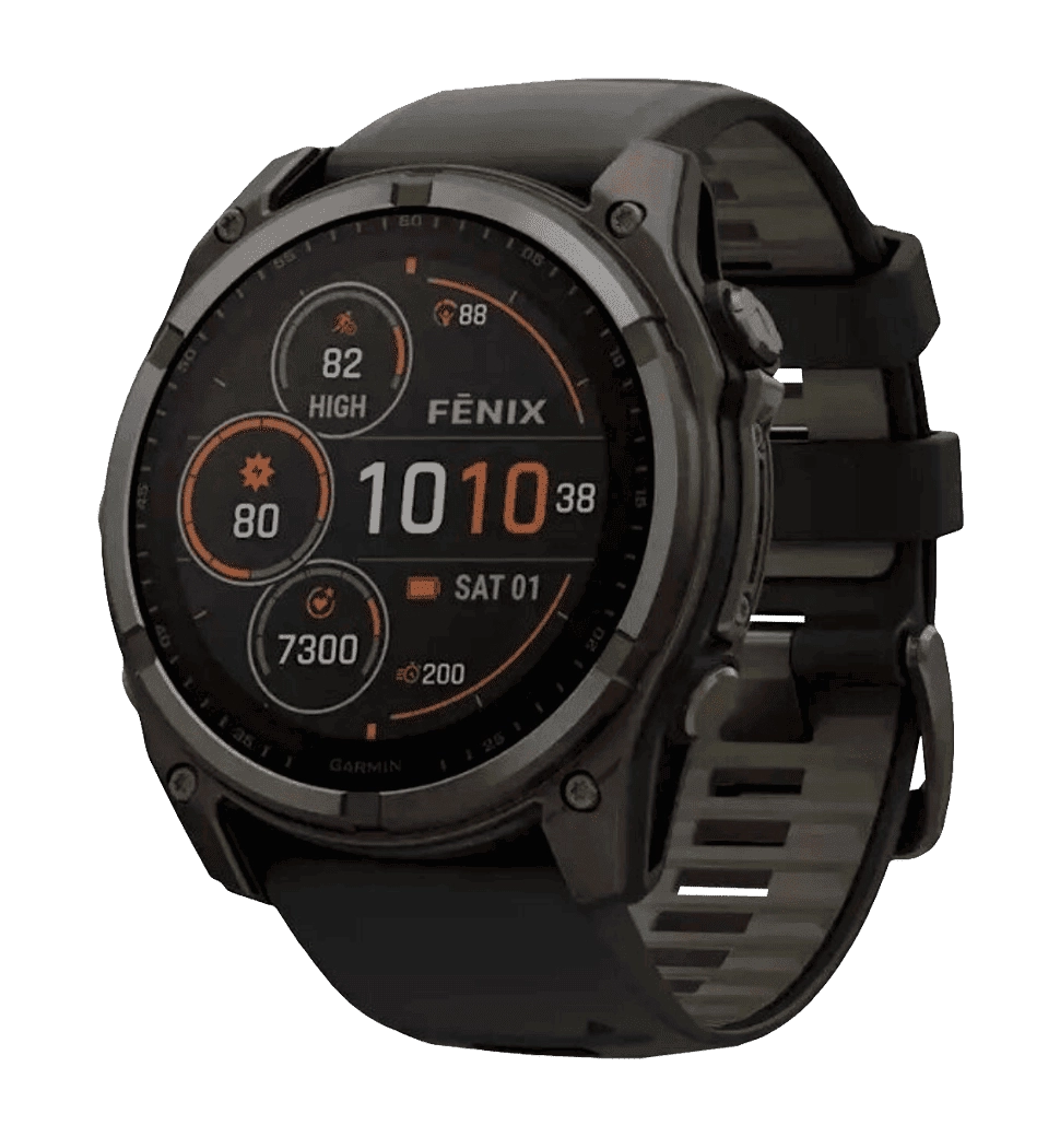 Спортивные часы Garmin Fenix 8 47mm Solar Sapphire Carbon Gray DLC Titan w.Black/Pebble Gray S.Band (010-02906-10/11) UA UA