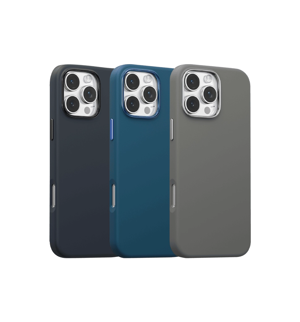 Чехол Keephone Rosana Liquid Silicone MagSafe Case for 16 Pro black (MC-0135ipblk)