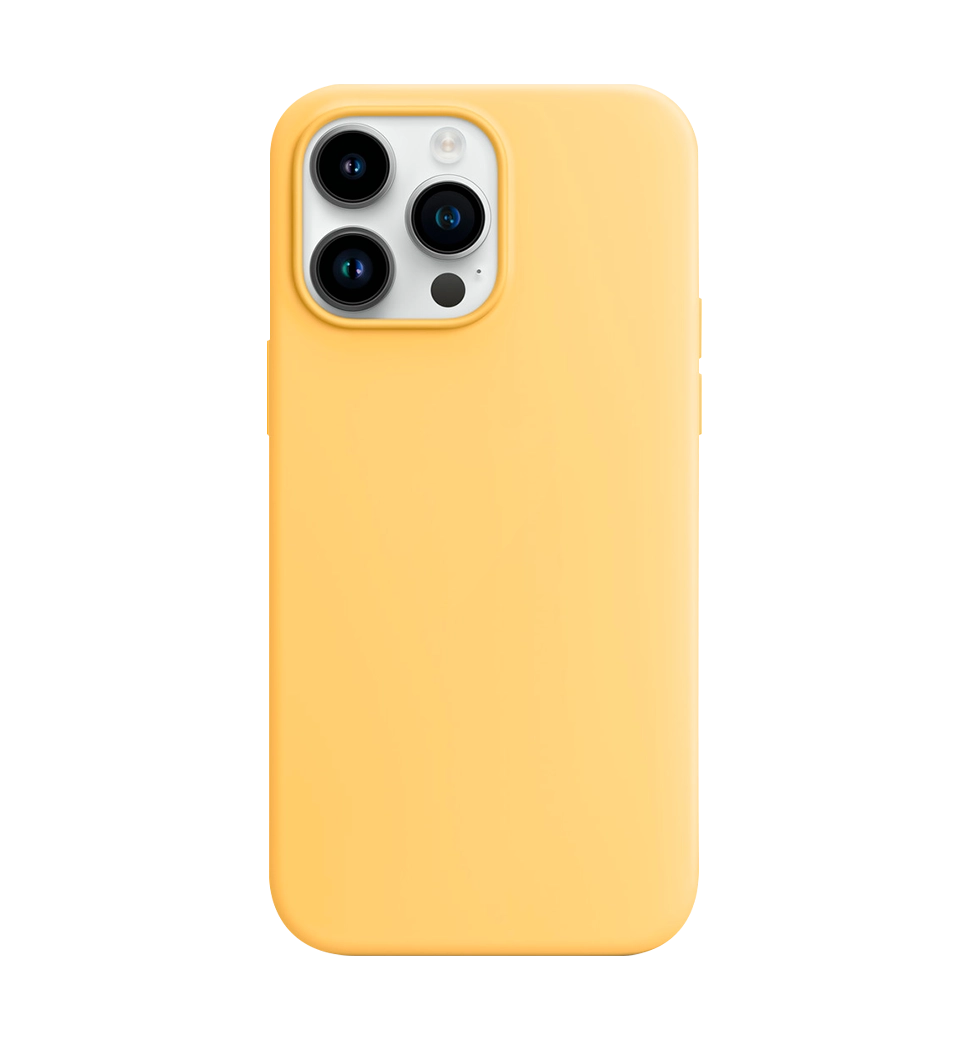Чехол Monblan для iPhone 14 Pro Max Magnetic Silicone MagSafe (Sunglow)