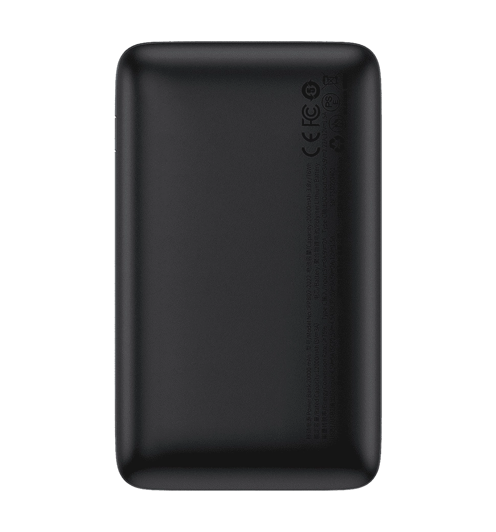 Дополнительная батарея Baseus Bipow Pro Digital Display Fast Charge Power Bank 20000mAh 22.5W PPBD030001