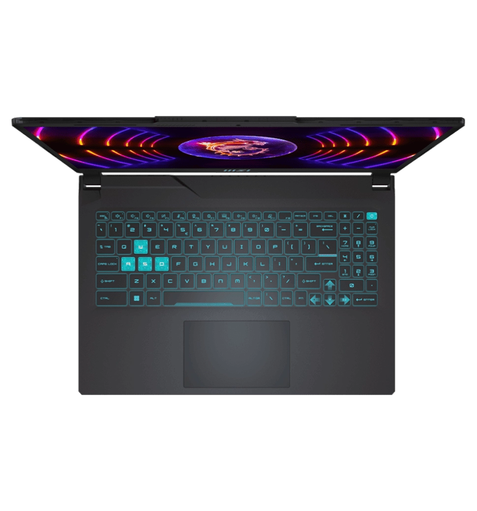 Ноутбук MSI Cyborg A13VE 15.6 FHD, Intel i7-13620H, 16GB, F1TB, NVD4050-6, DOS, черный