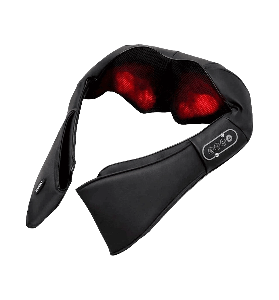 Массажер NAIPO Shoulder & Neck Massager with Shiatsu Kneading Massage and Heat с подогревом для шеи