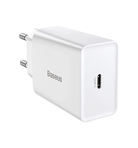 Адаптер Baseus Speed Mini PD Charger Type-C 20W White (CCFS-SN02)