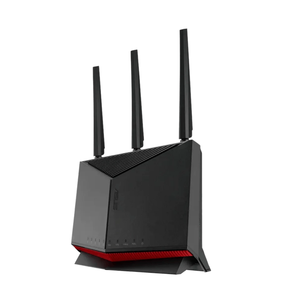 Маршрутизатор ASUS RT-BE86U BE6800, 3x2.5GE LAN, 1x2.5GE LAN/WAN, 1x10GE LAN/WAN, 1xUSB3.2, 1xUSB2.0