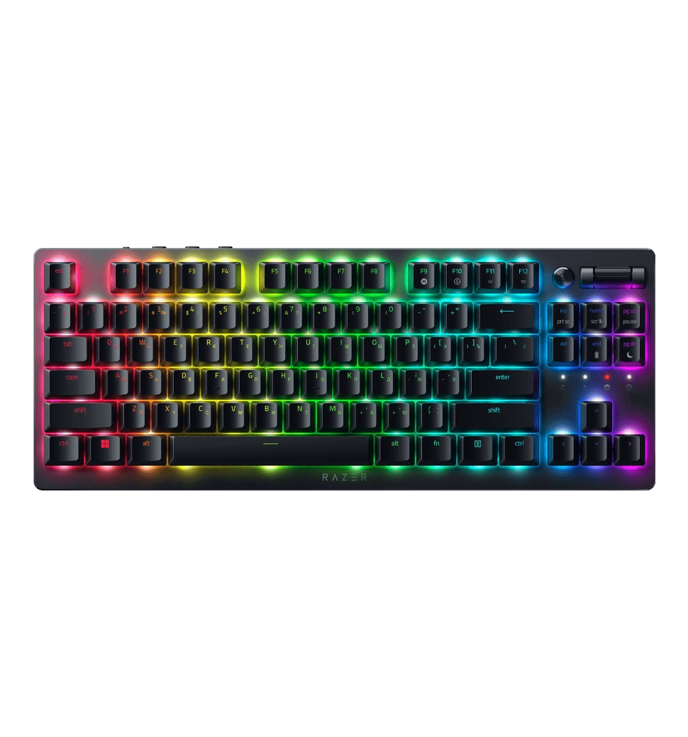 Клавіатура механічна RAZER DeathStalker V2 Pro TKL, Red Switch, Black (RZ03-04370800-R3R1)