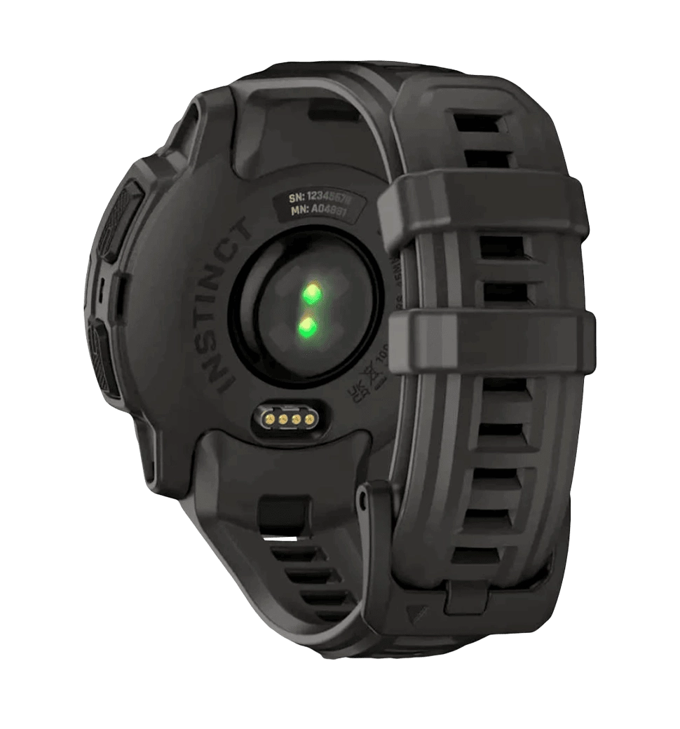 Смарт-годинник Garmin Instinct E 45mm Black with Charcoal Band (010-02933-00)