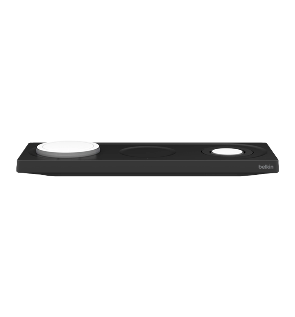 Беспроводной ЗП Belkin 3in1 MagSafe, black (WIZ016VFBK)
