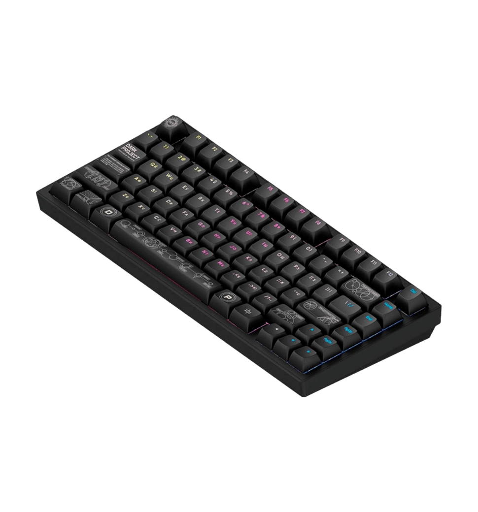 Игровая клавиатура беспроводная DARK PROJECT ALU81 Terra Nova ENG/UA (DPKB_NOVA_81_ANSI_BLACK_UA)