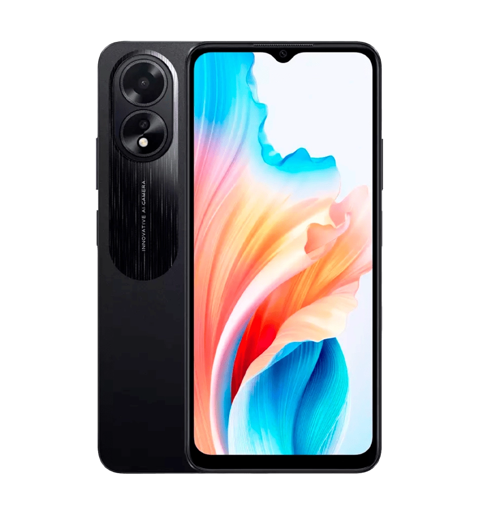 Смартфон OPPO A18 4/128GB Glowing Black