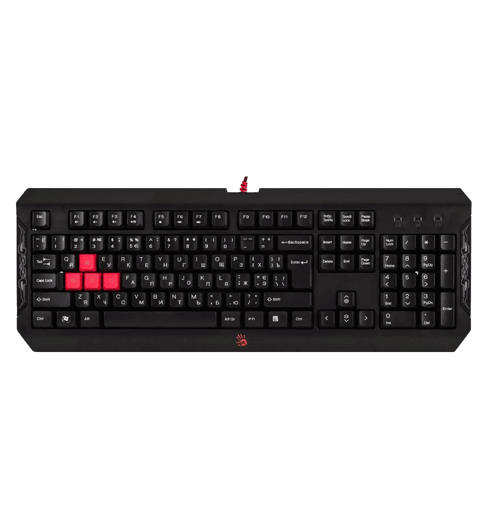 Клавіатура Bloody Q100,чорна, Інноваційна ігрова