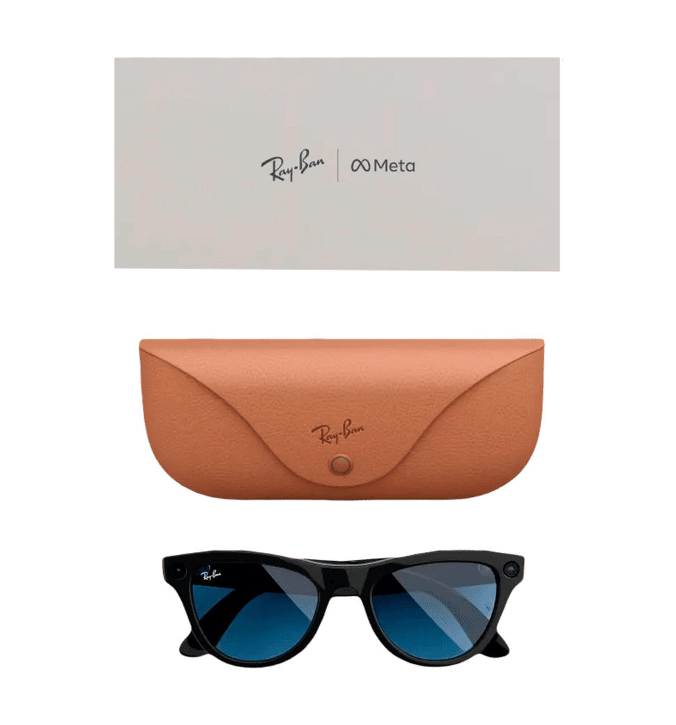Смарт-окуляри Ray-Ban Meta Skyler Standard - Shiny Black / Transitions Cerulean Blue (RW4010 601/MF 52-20)