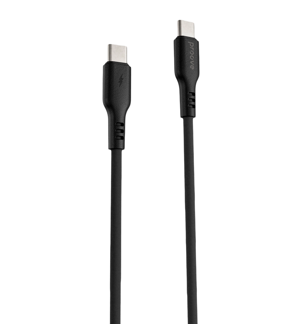 Кабель Proove Rebirth Type-C to Type-С 60W (1m) (black)
