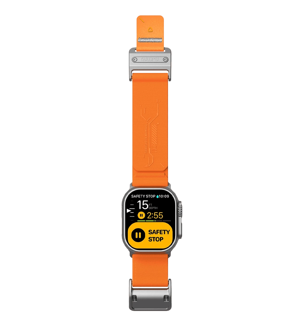 Ремешок AULUMU Stylish and Comfortable Watch Band for Apple Watch Ultra Orange