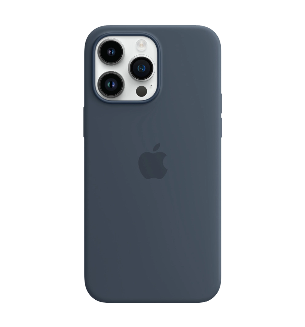 Чохол Силіконовий iPhone 14 Pro Max Silicone Case with MagSafe Storm Blue (MPTQ3)