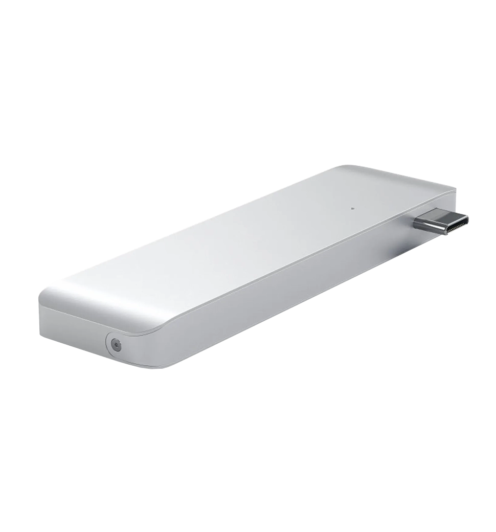 Хаб Satechi Type-C USB 3.0 3-in-1 Combo Hub Silver (ST-TCUHS) — фото 2