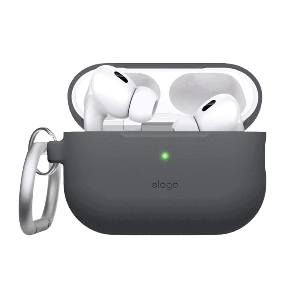 Чехол Elago Silicone Hang Case Dark Gray для Airpods Pro 2nd Gen (EAPP2SC-HANG-DGY)