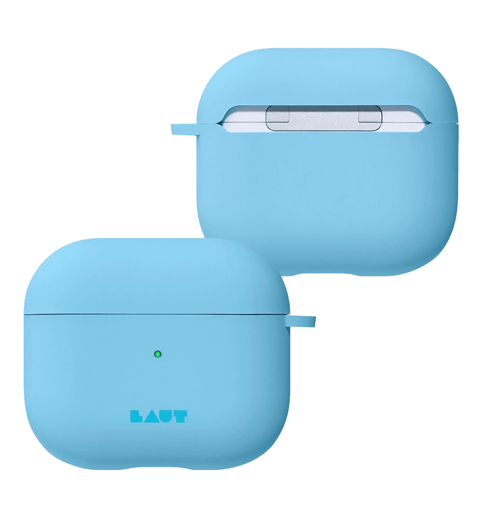 Чехол Laut HUEX PASTELS case для AirPods 3 Blue (L_AP4_HXP_BL)