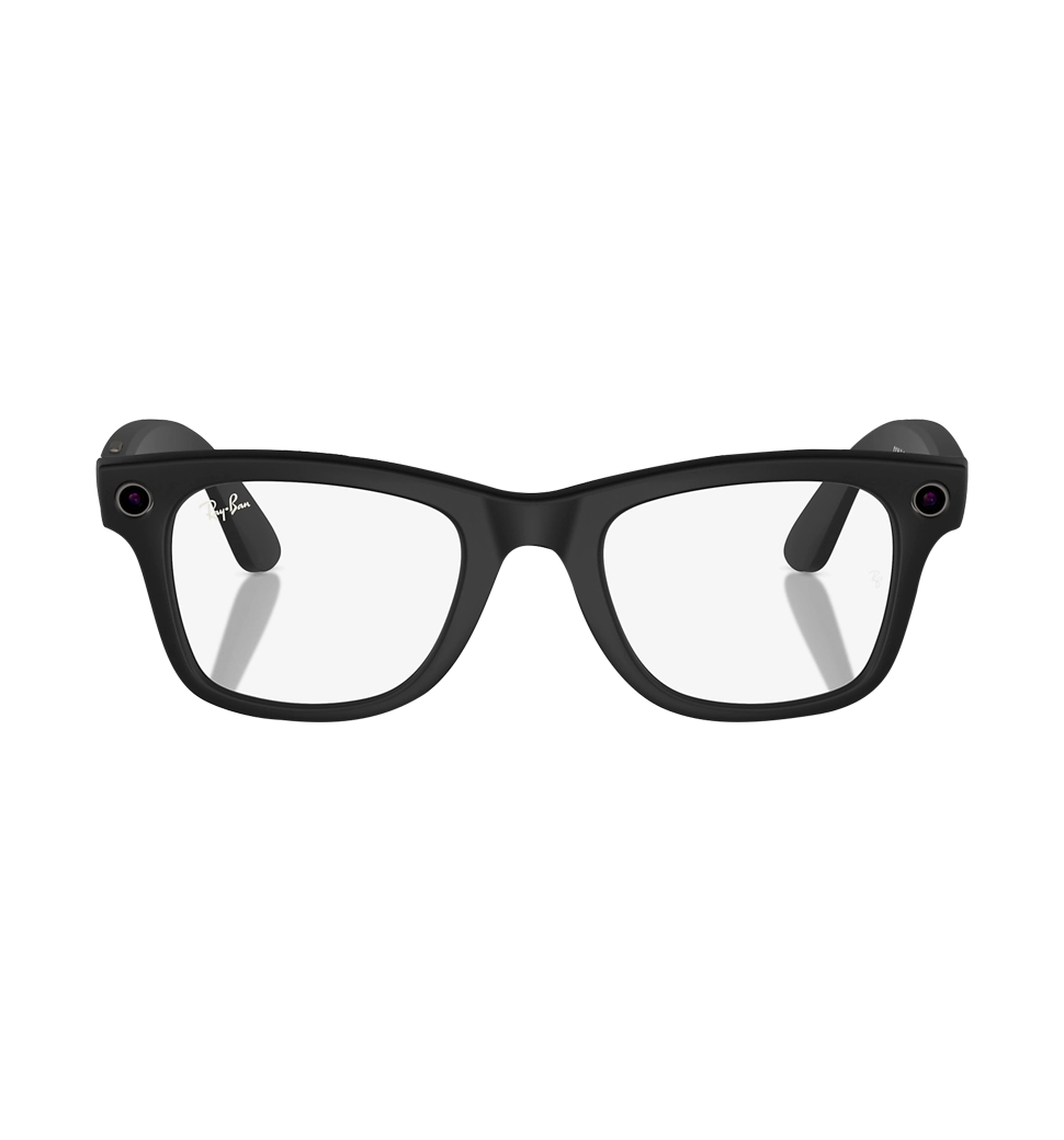 Смарт-окуляри Ray-Ban Meta Wayfarer Matte Black/Clear-Green size L (RW4006 601SM1 50-22)