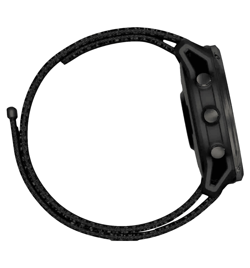 Смарт-годинник Garmin Enduro 3 Carbon Gray DLC Titanium with Black UltraFit Nylon Strap