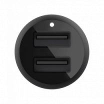 АЗП Belkin Car Charger 24W Dual USB-A, black (CCB001BTBK)