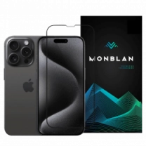 Защитное стекло Monblan для iPhone 16 Pro Max 2.5D Anti Static 0.26mm [Dust-Proof] (Black)